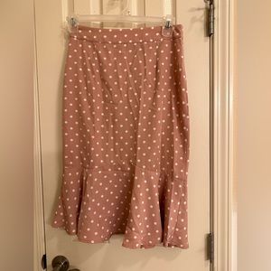Polka dot skirt